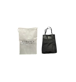 Versace Borsa Tote a Mano Nera da Donna Versace