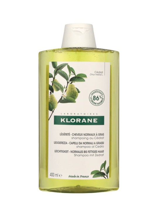 Shampoo Purificante Klorane Con Polpa di Agrumi 400ml per Capelli Normali e Grassi