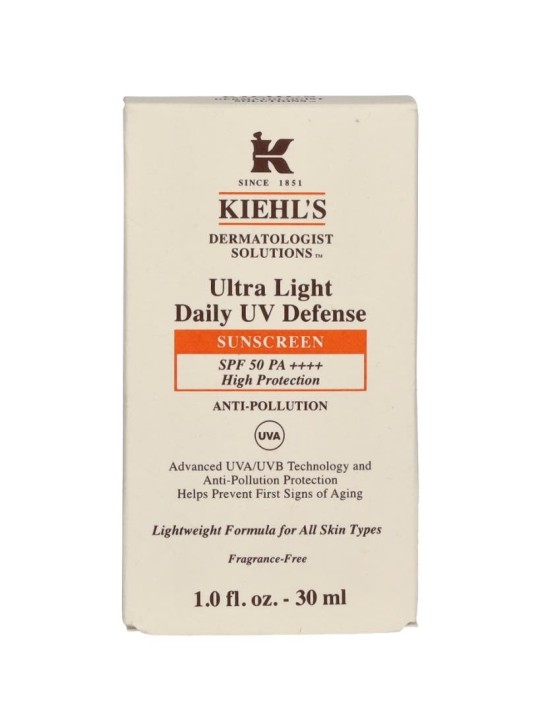 Kiehl's Ultra Light Daily UV Defense Sunscreen SPF50 30ml