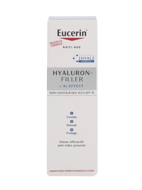 Eucerin Hyaluron-Filler 3x Eye Contour Cream SPF15 donna 15ml