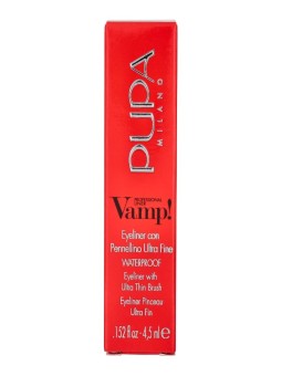 PUPA Milano Eyeliner waterproof Vamp! Eyeliner professionale waterproof 4,5ml - Tonalità: 100 Extra Black donna Pupa Milano www.