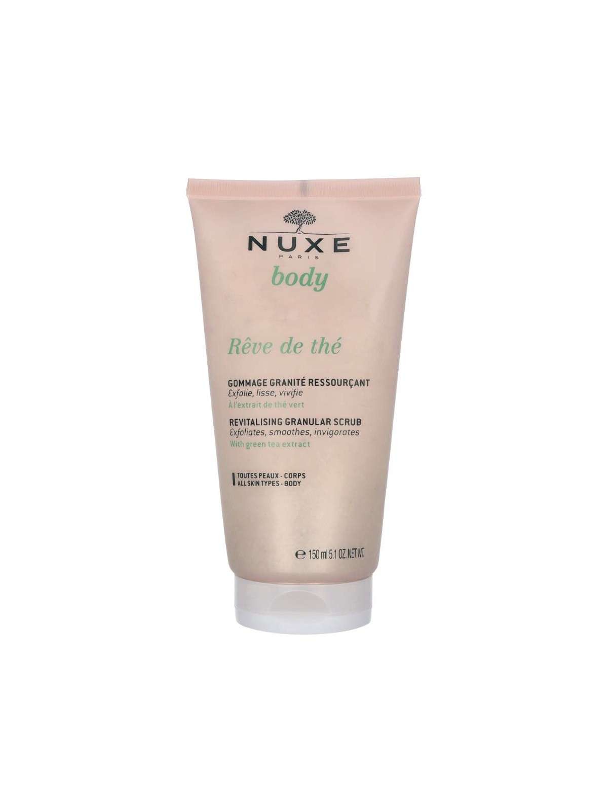Nuxe Body Reve De The Revitalising Granular Scrub donna 150ml Green Tea Extract