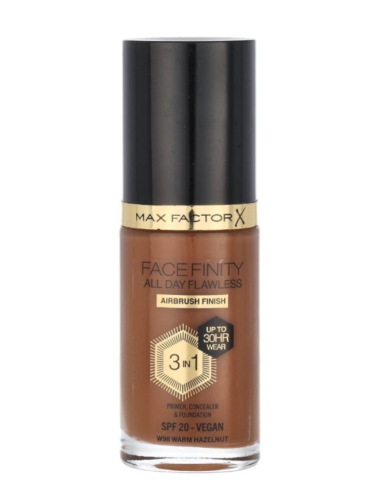 Max Factor Fondotinta FACEFINITY ALL DAY FLAWLESS 3 IN 1 W98 Warm Hazelnut 30ml