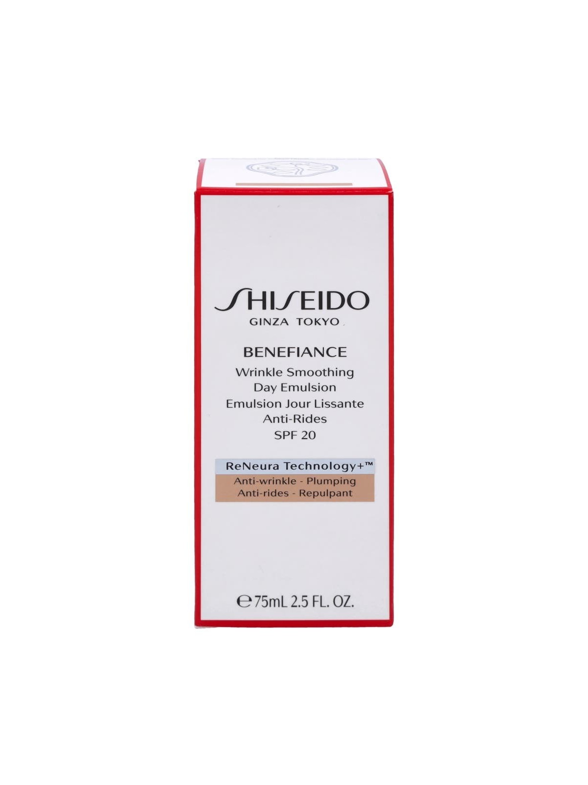Emulsione giorno Shiseido Benefiance Wrinkle Smoothing SPF20 donna 75ml