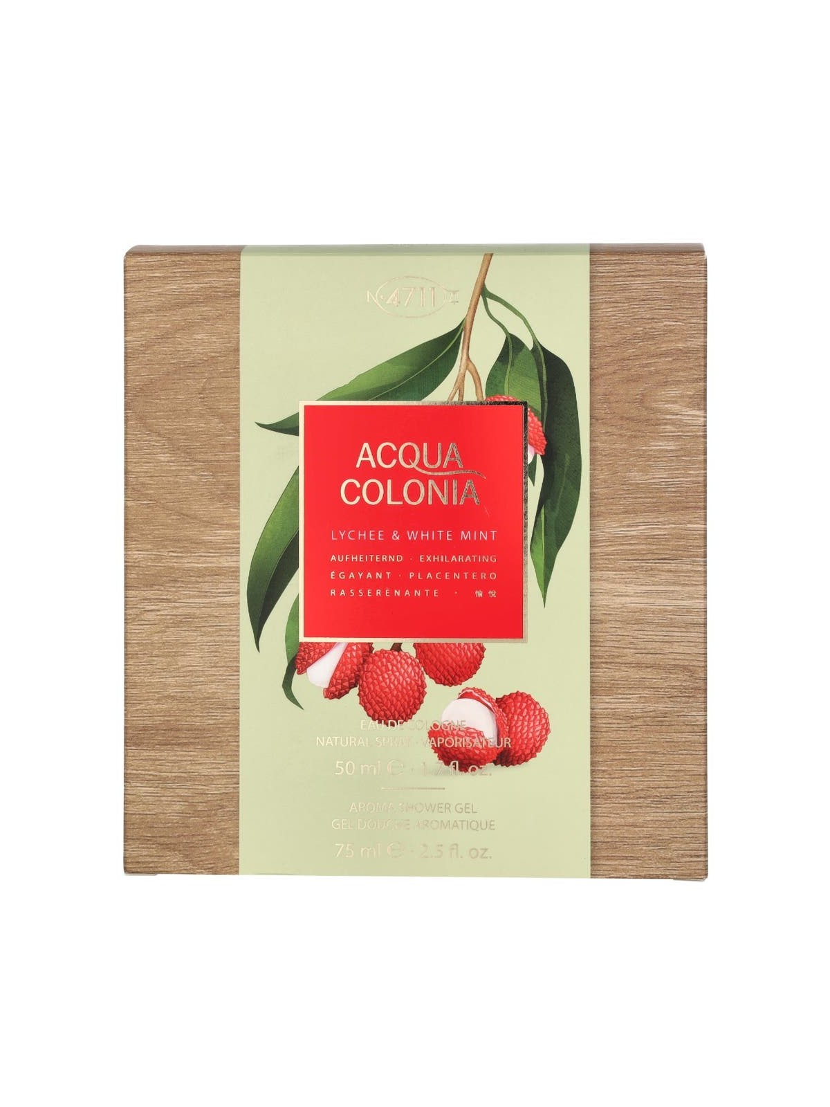 4711 ACQUA COLONIA LITCHI e MENTA BIANCA set 2 unitï¿½ï¿½ unisex