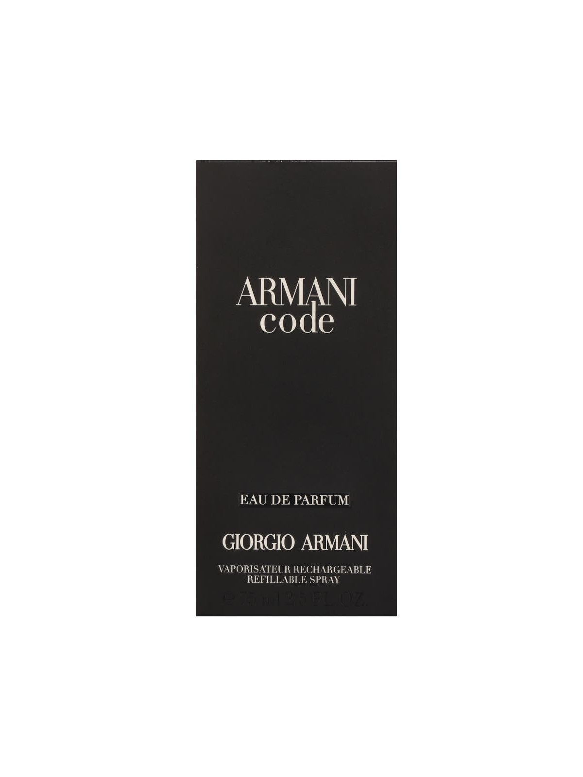 Armani Code Pour Homme eau de parfum Spray Refill 75ml