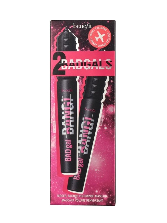 Benefit Duo Set: Badgal Bang! Volumizing Mascara donna 17g Numero 1 Intense Pitch Black - 2x8,5gr