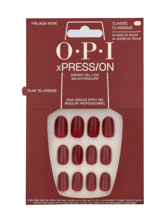 OPI Xpress-On Nail Art 30 unitï¿½ï¿½ Malaga Wine