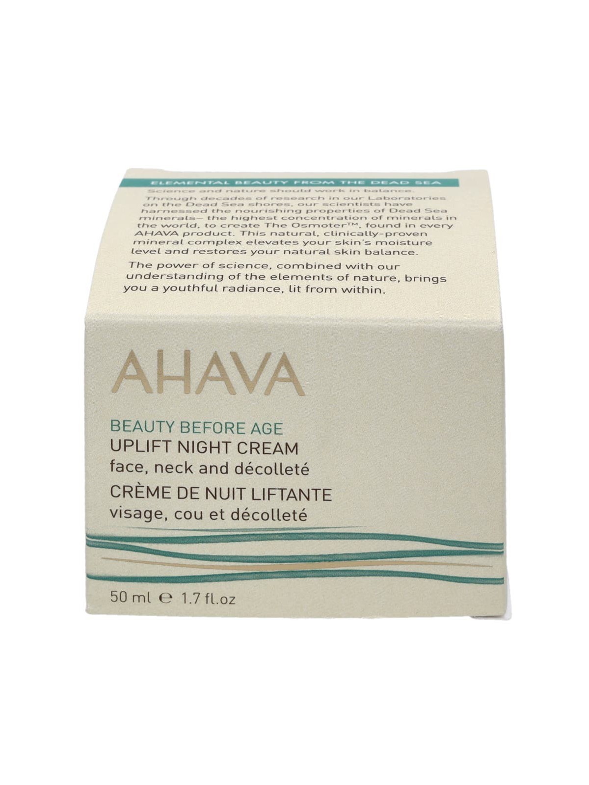 Ahava Beauty Before Age Uplift Night Cream donna 50ml Face, Neck and Decollete