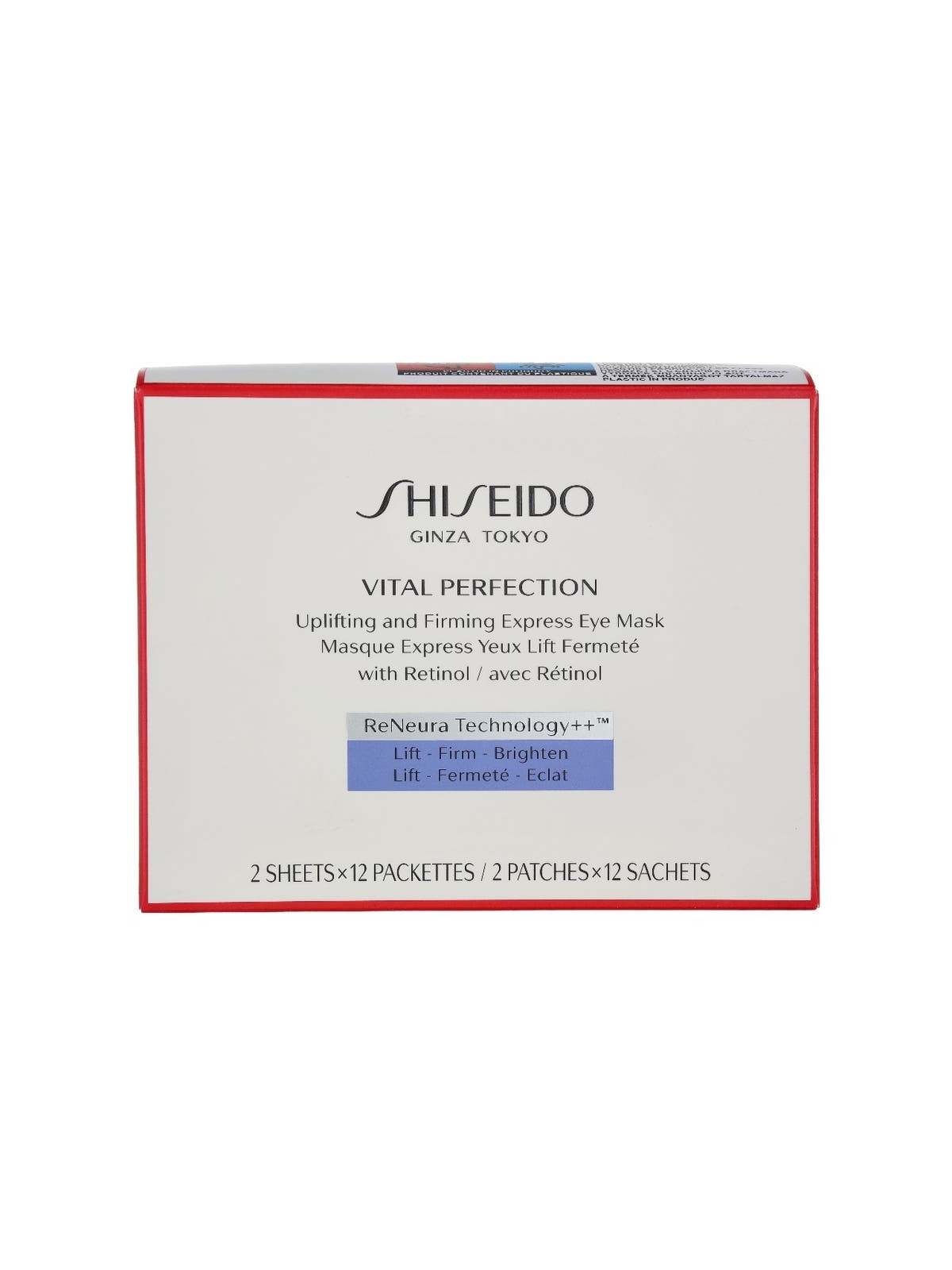 Maschera occhi Shiseido Vital Protection Uplifting And Firming 86,4g 12x2 Pcs