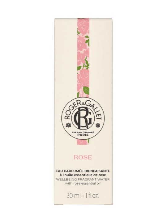 Roger & Gallet Rose Wellbeing Fragrant Water 30ml Natural Spray Roger & Gallet www.essenzetotalstyle.com 