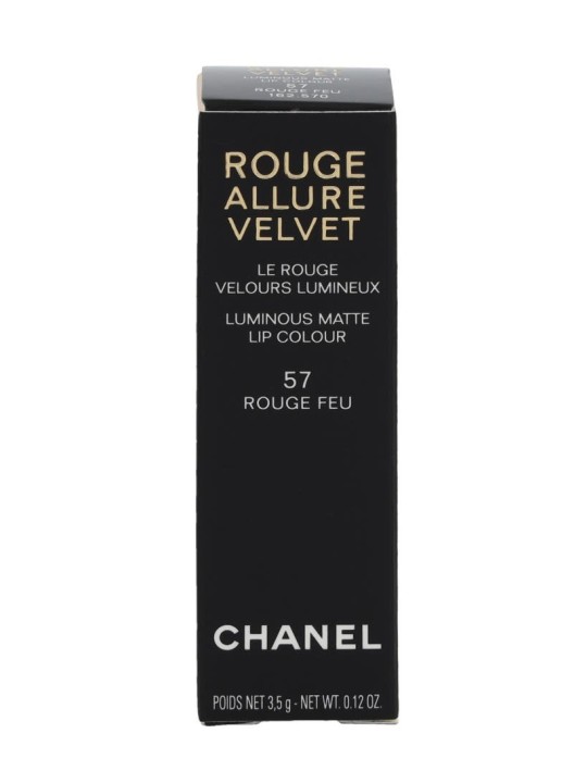 Chanel Rouge Allure Velvet Luminous Matte Lip Colour donna 3,5g 57 Rouge Feu Numero 57 Rouge Feu