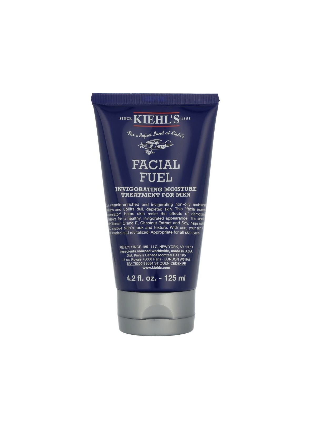 Kiehl's Men Facial Fuel Moisture Treatment uomo 125ml For All Skin Types - Non-oily Kiehls www.essenzetotalstyle.com 