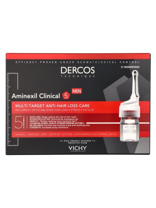 Dercos Aminexil Clinical 5 - Trattamento multiuso anticaduta per uomo