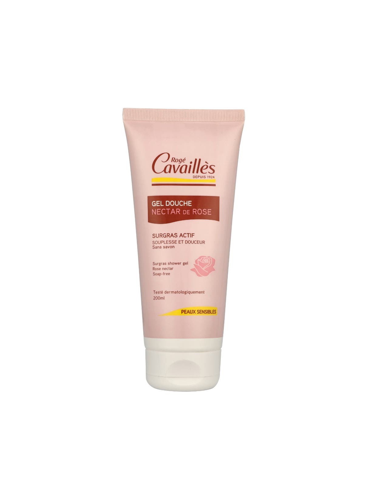 Roge Cavailles Extra-Gentle Surgras Shower Gel Rose Nectar
