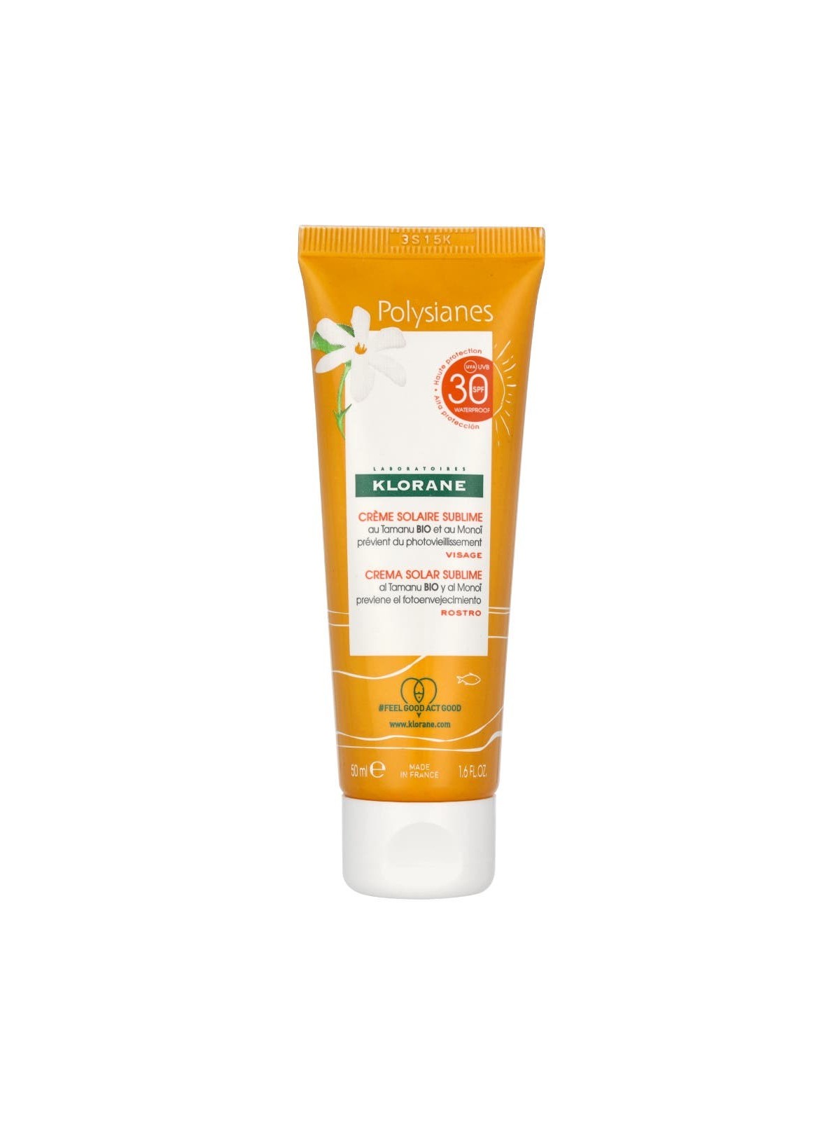 Crema solare viso Klorane SPF30 50ml