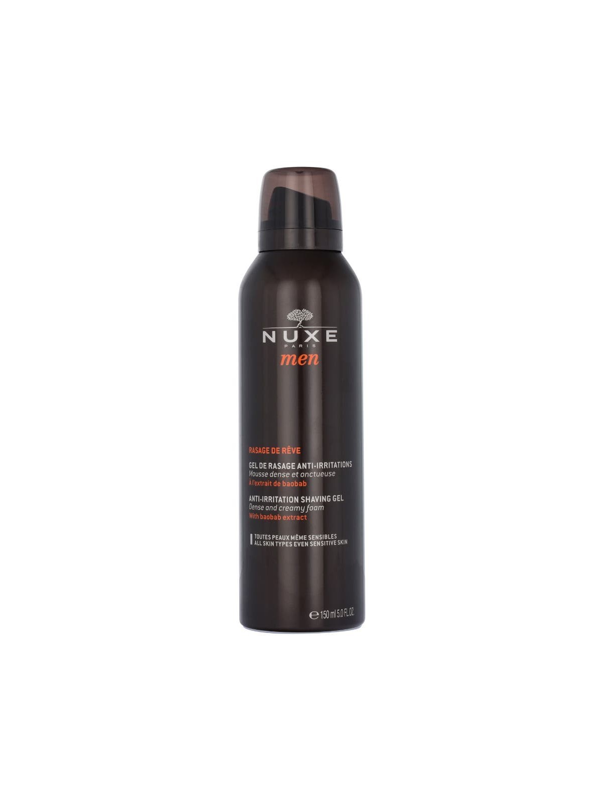 Nuxe Men Anti-Irritation Shaving Gel uomo 150ml For All Skin Types