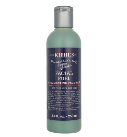 Gel detergente viso Kiehl's Facial Fuel Energizing uomo 250ml