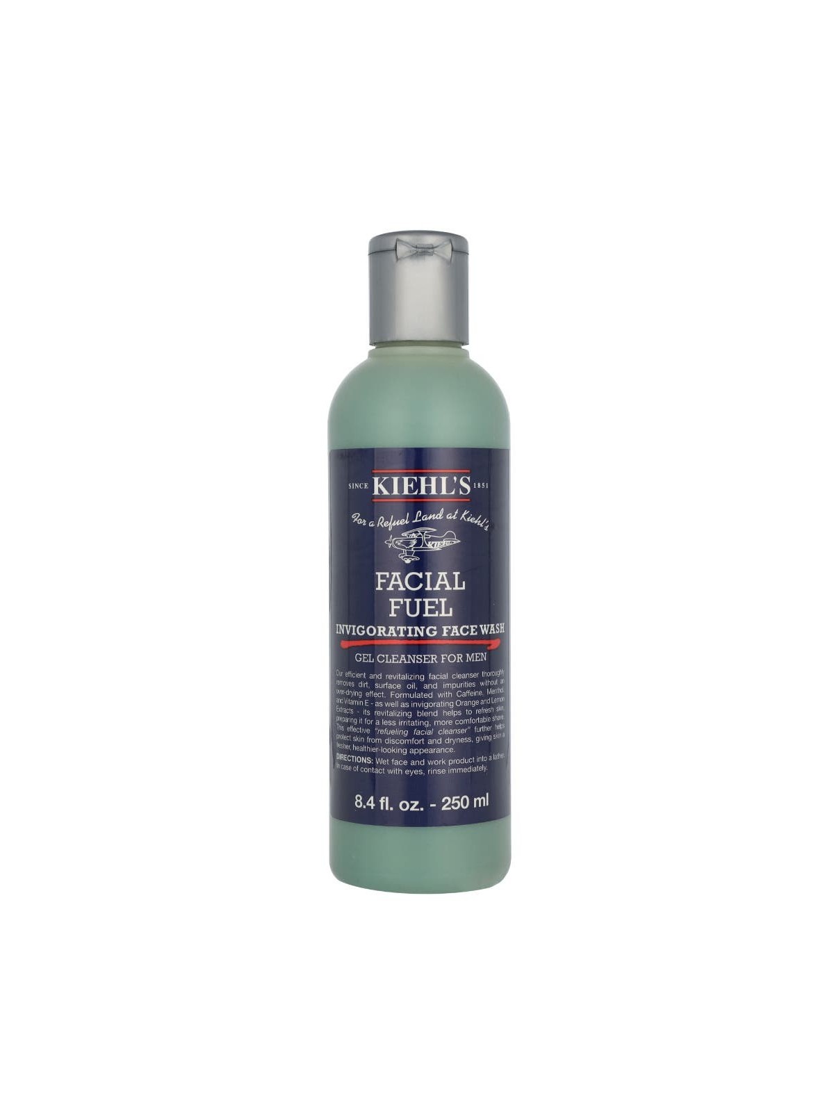 Gel detergente viso Kiehl's Facial Fuel Energizing uomo 250ml