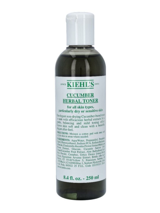 Cucumber Herbal Alcohol Free Toner donna 250ml For All Skin Types