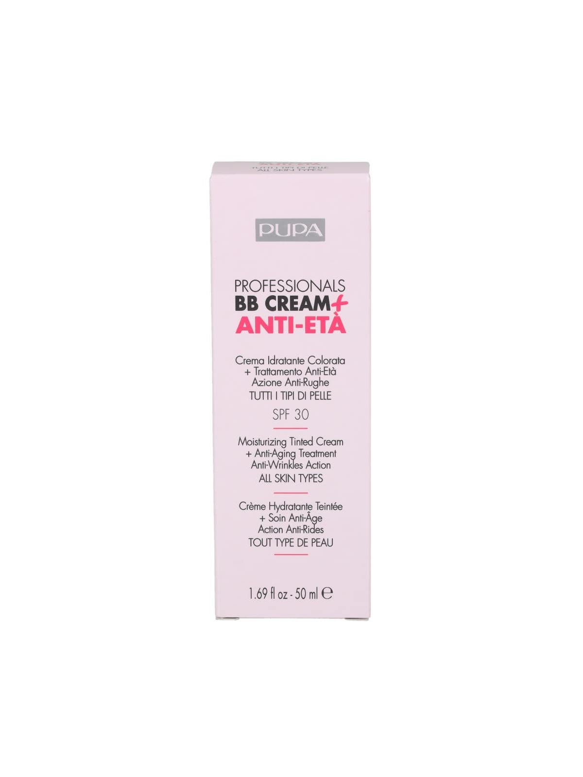 Pupa Pupa Professionals BB Cream  Anti-Eta SPF30 donna 50ml Numero 002 Sand
