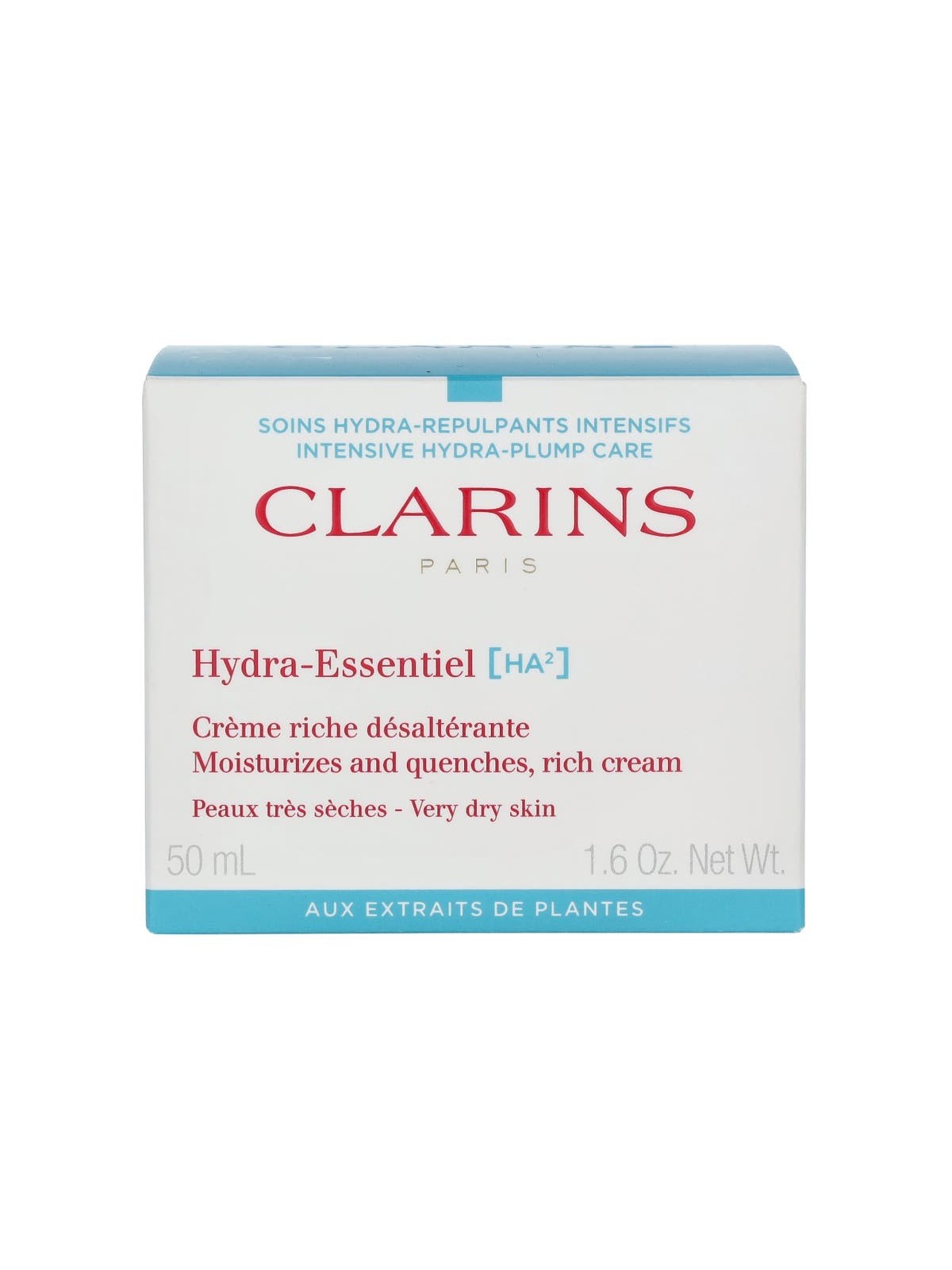 Clarins Crema idratante da giorno per pelli molto secche Hydra Essentiel Idrata e Disseta Crema Ricca 50ml donna Clarins www.ess