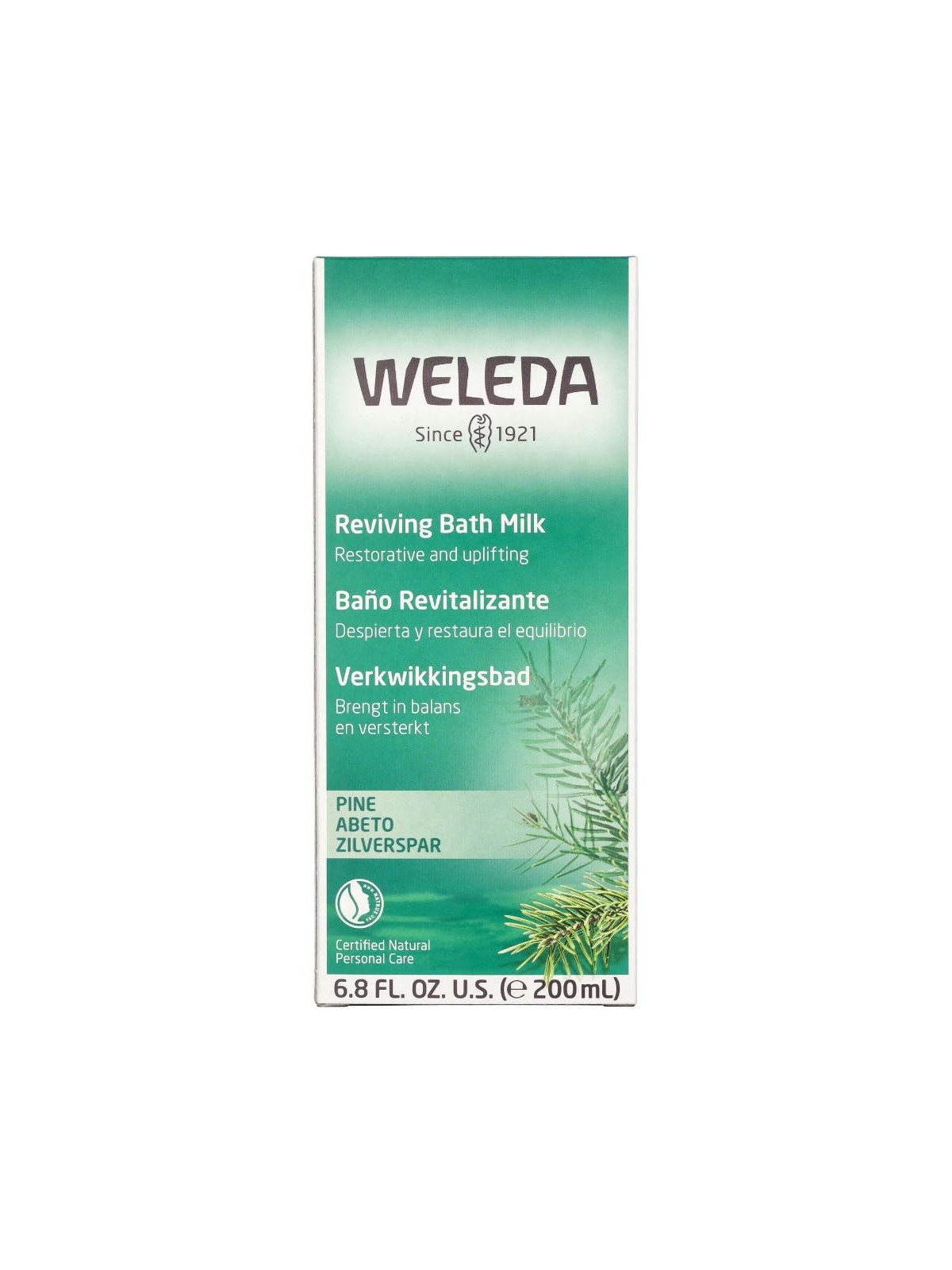 Weleda Pine Reviving Bath Milk donna 200ml