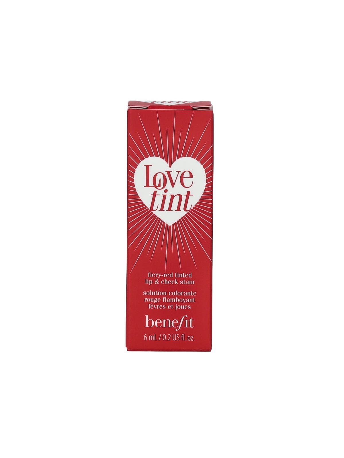 Benefit Lovetint Fiery-Red Tinted Lip & Cheek Stain donna 6ml