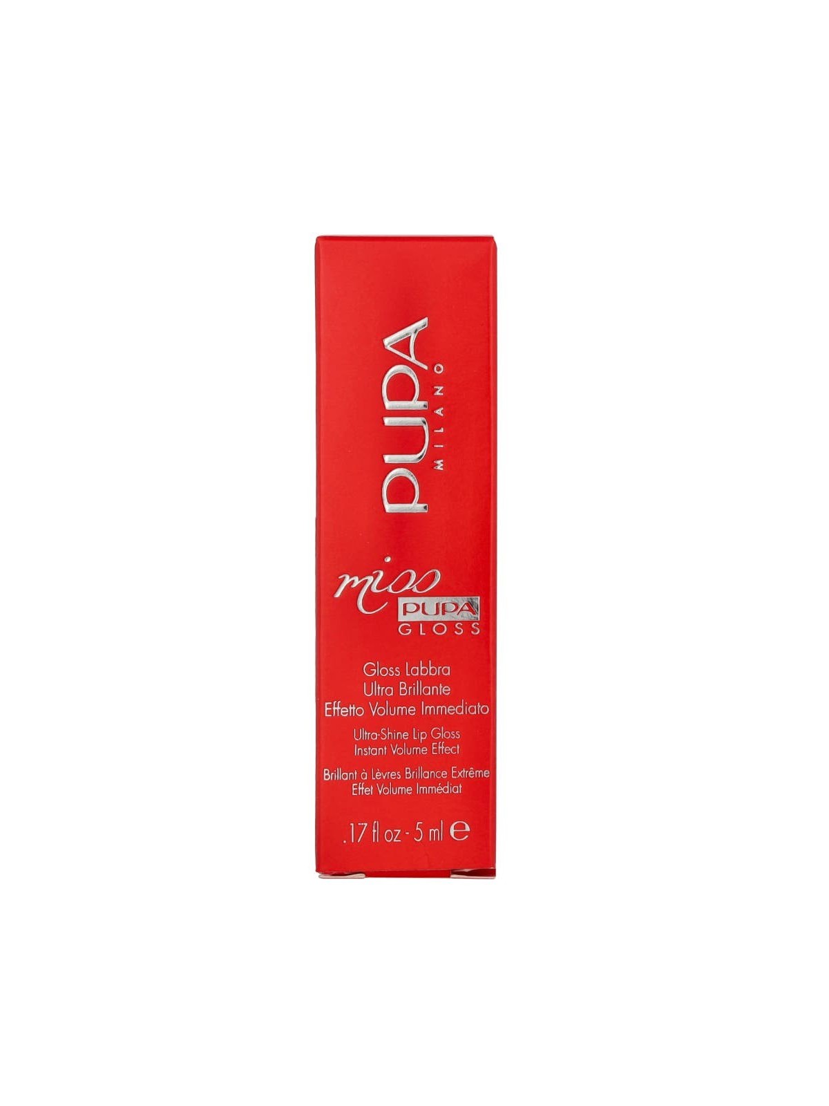 Pupa Miss Pupa Ultra-Shine Lip Gloss 5ml Numero 100 Crystal Glass