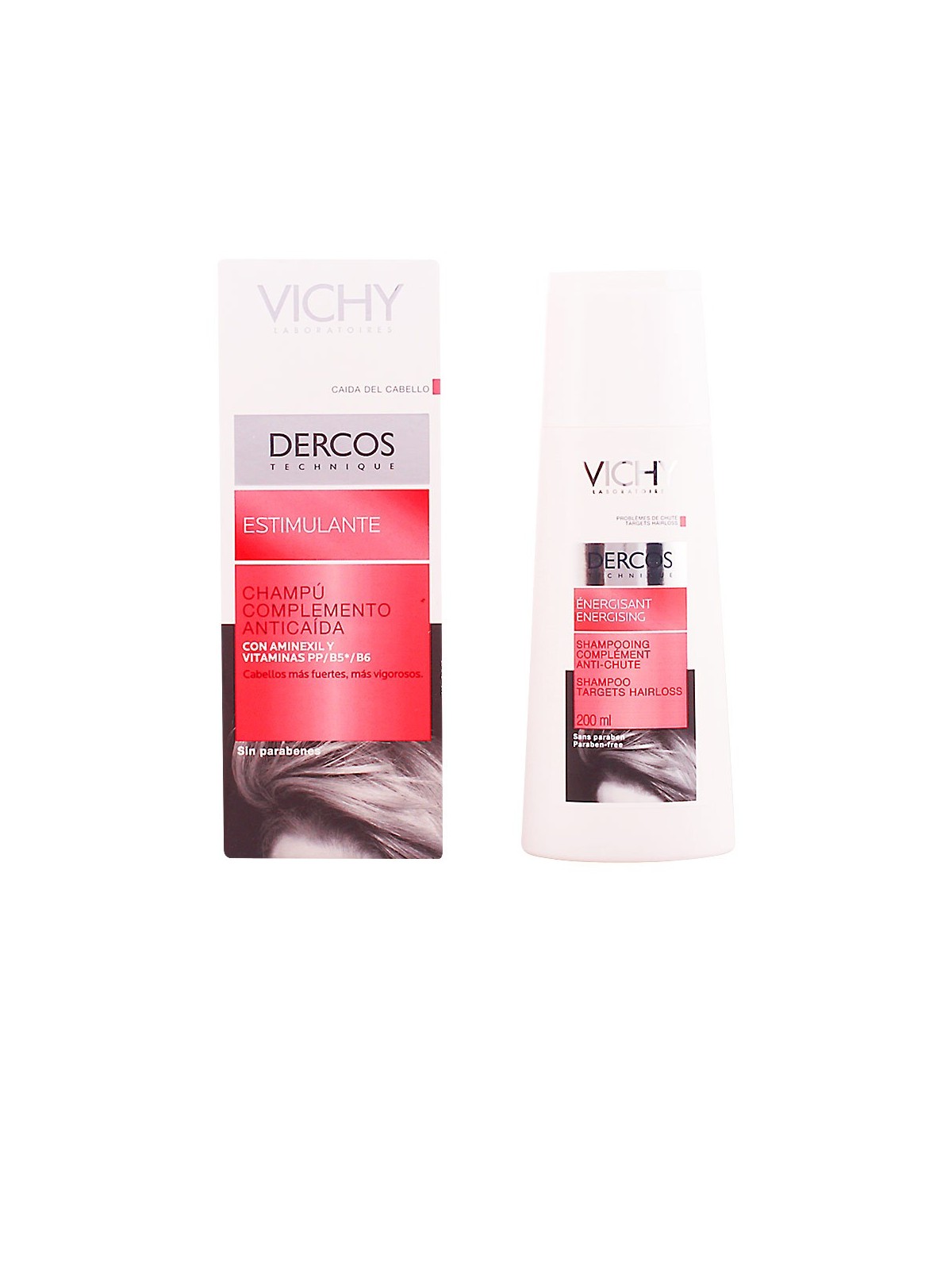 Vichy Energising Shampoo Targets Hairloss 200ml
