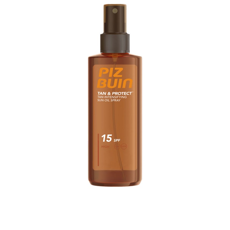 Piz Buin Doppia accelerazione del processo di abbronzatura naturale Olio Spray Acceleratore di Abbronzatura Tan Protect SPF