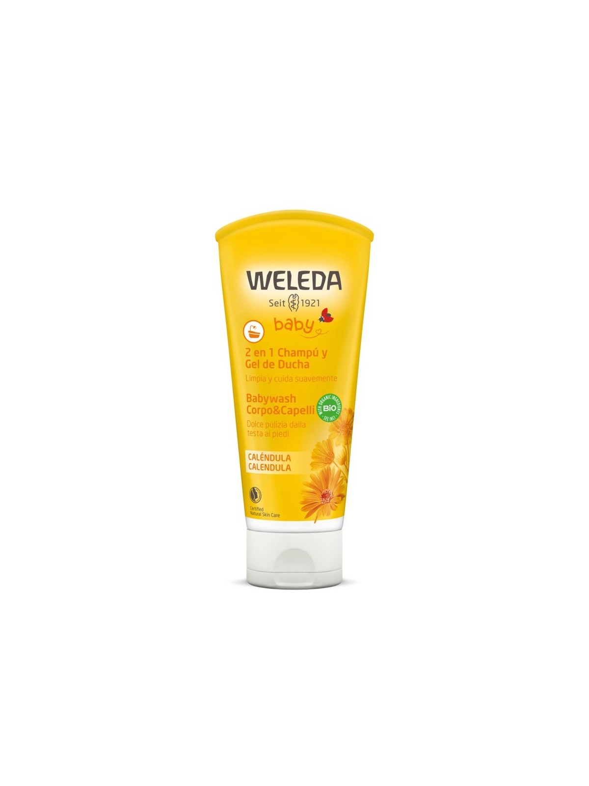 Shampoo e Gel Doccia Calendula Weleda 200ml