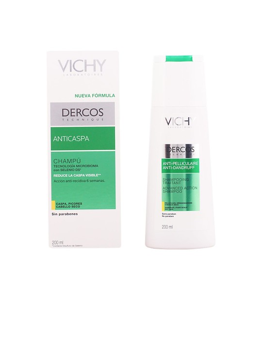 Vichy Dercos Anti-Dandruff Treatment Shampoo donna 200ml Dry And Dandruff Hair