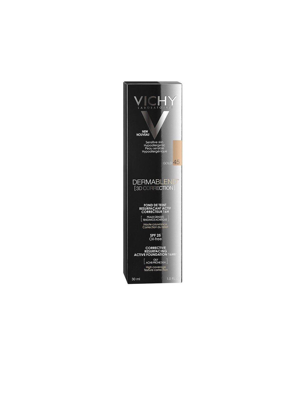 Vichy DERMABLEND 3D CORRECTION fondotinta ristrutturante 45oro donna