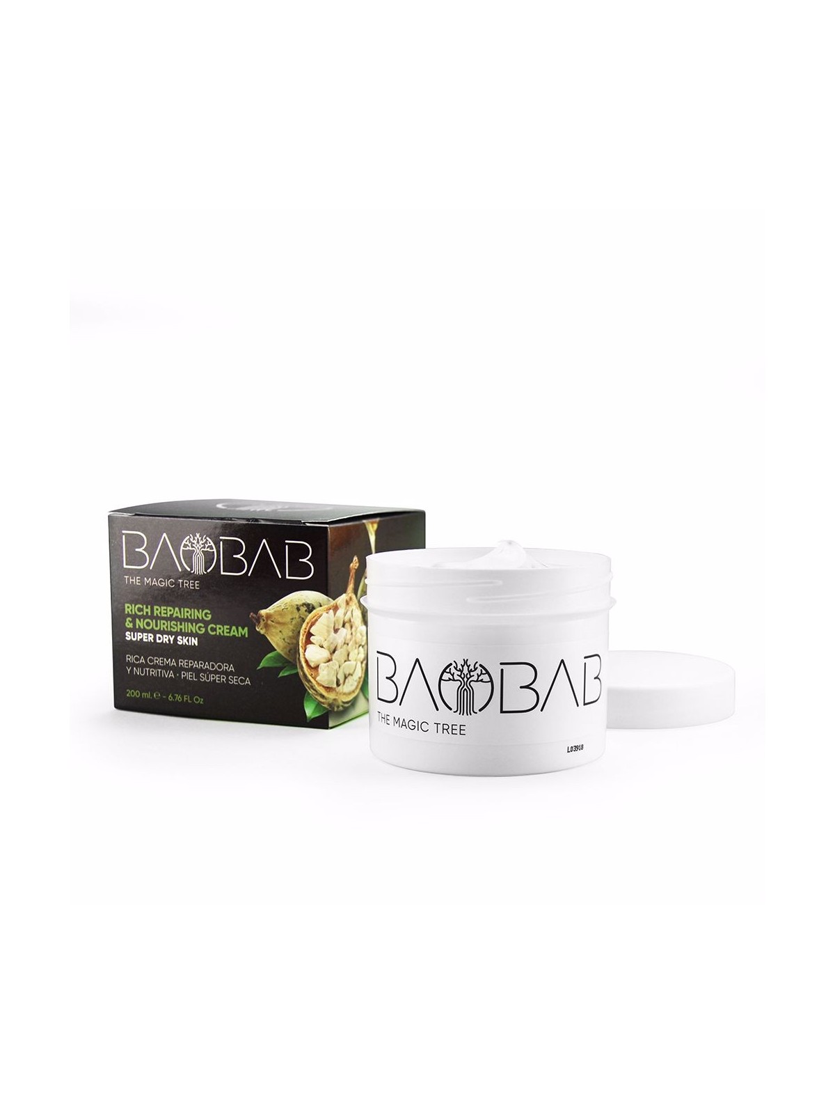 BAOBAB Moisturizing Repair Cream for Super Dry Skin 200ml Unisex