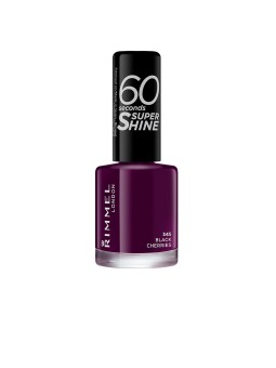 Smalto Rimmel 60 Seconds Super Shine 8 ml 345 Black Cherries