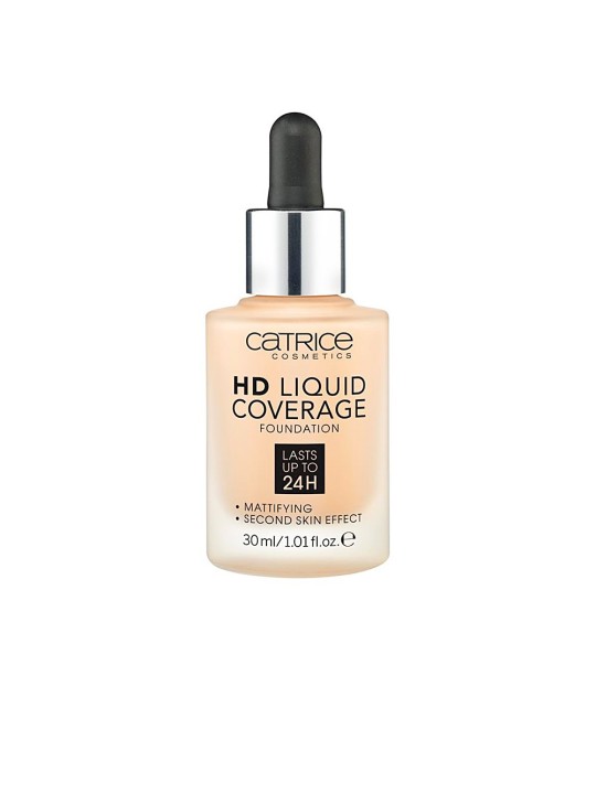 Fondotinta Catrice Liquid MakeUp HD Copertura liquida 30 ml 030 Sand Beige