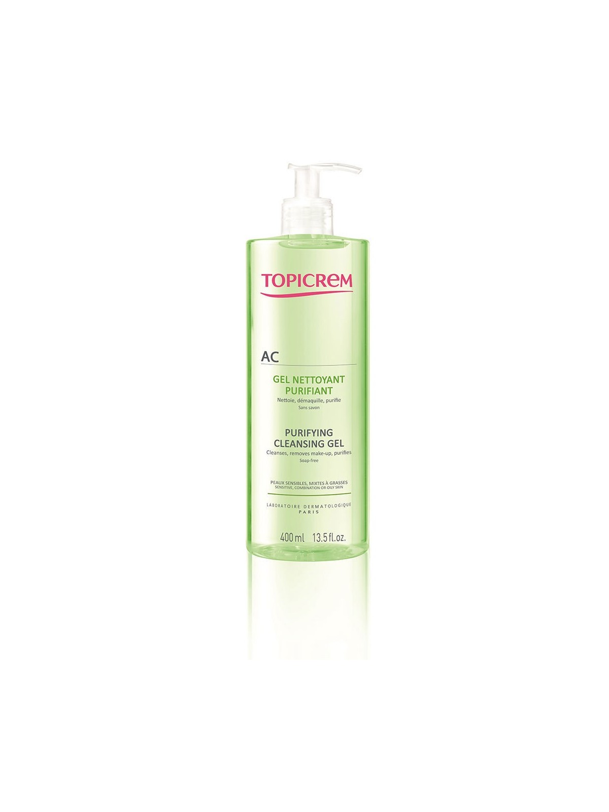Gel detergente purificante AC Topicrem 400ml