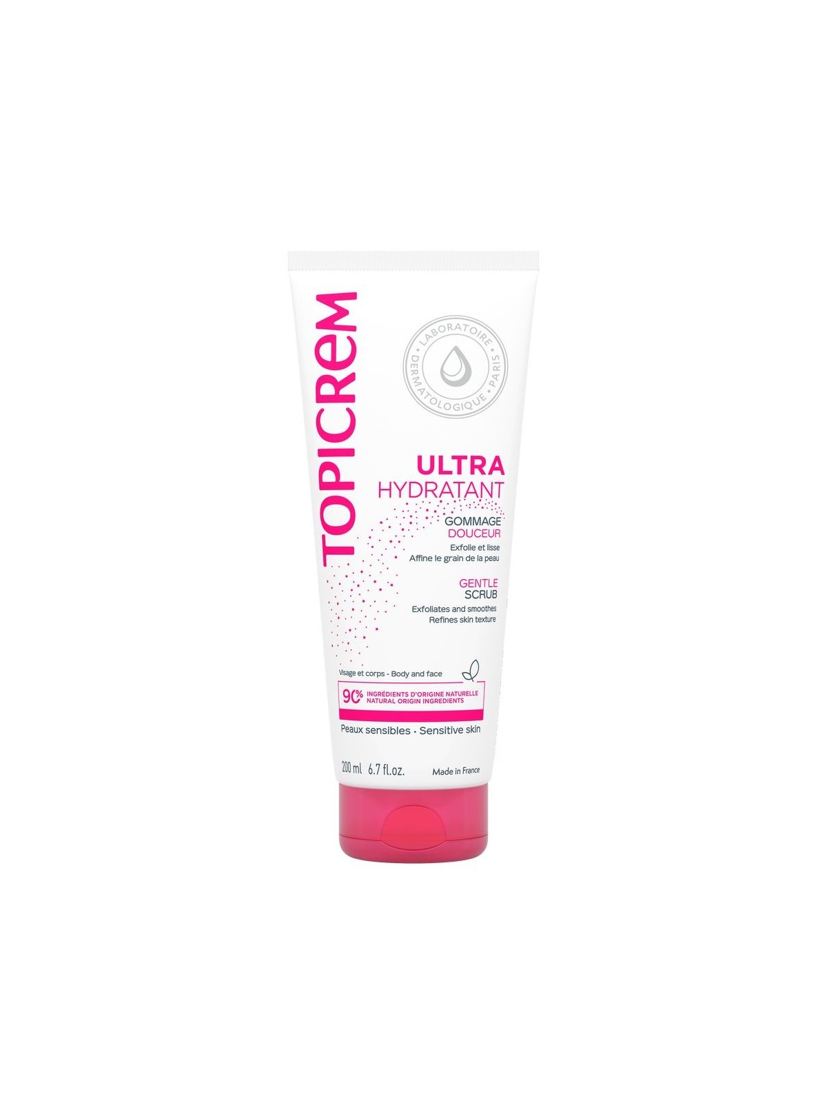 Topicrem Gentle Scrub pelle sensibile Peeling delicato del corpo donna 200ml