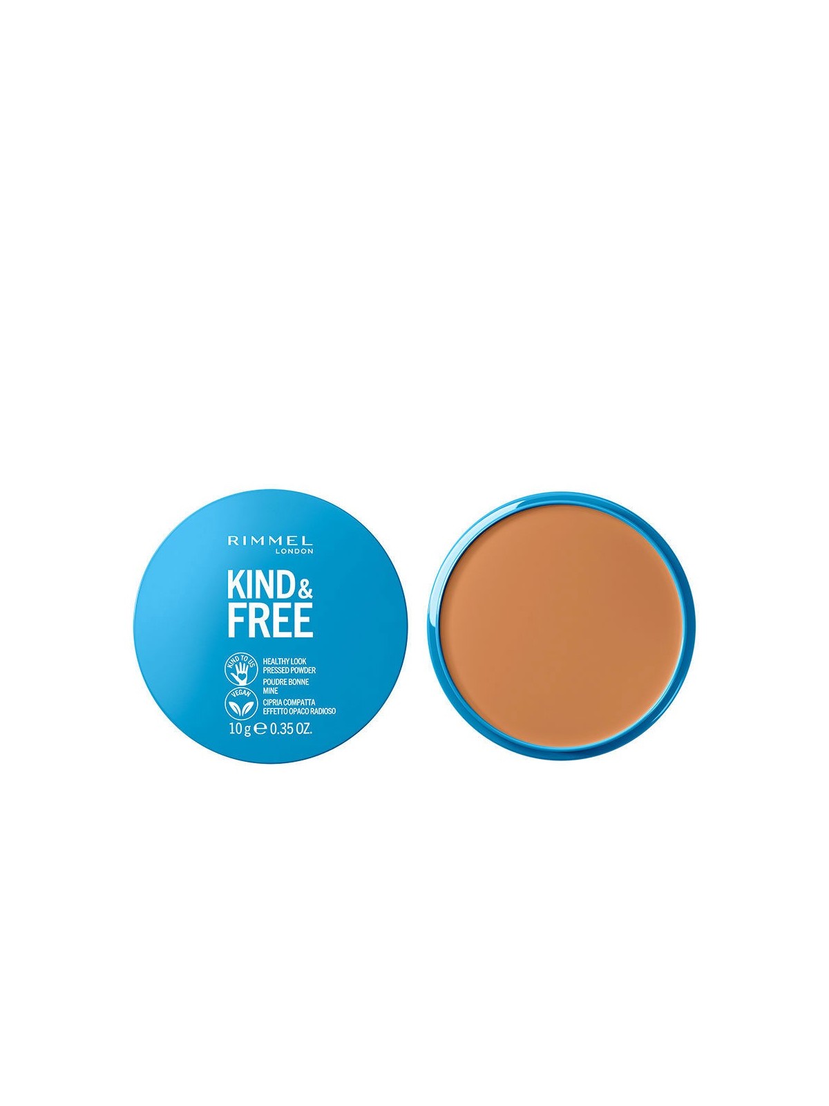 Rimmel Polvere compatta per un aspetto sano gentile e gratuito 10 g donna 040 Tan