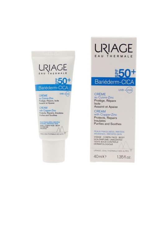 Crema Uriage BARIï¿½ï¿½DERM cica SPF50 40ml donna