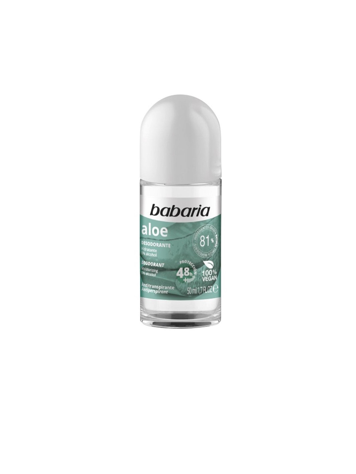 Babaria deodorante rollon aloe vera 50ml unisex