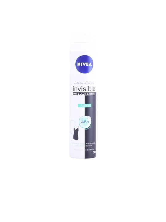 Nivea BLACK and WHITE INVISIBLE ACTIVE deodorante spray
