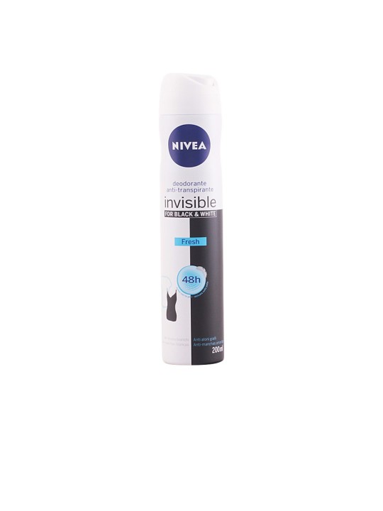 Nivea BLACK & WHITE INVISIBLE FRESH Deodorante Spray 200ml Donna