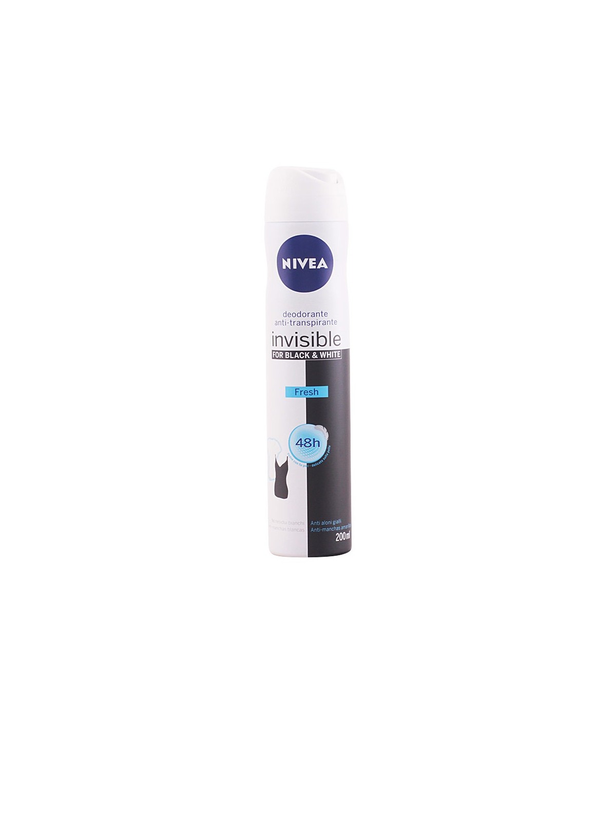 Nivea BLACK & WHITE INVISIBLE FRESH Deodorante Spray 200ml Donna