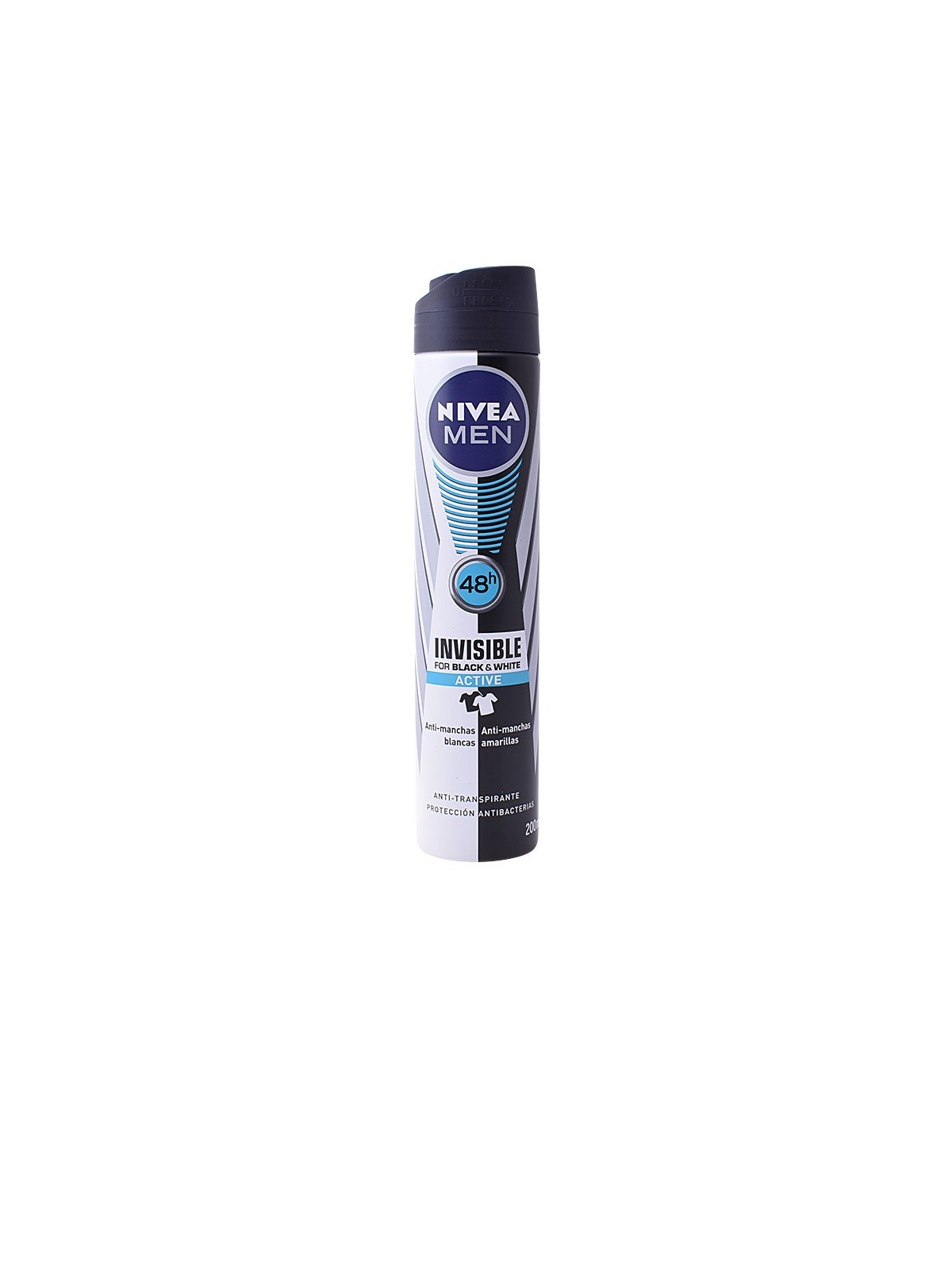 Nivea MEN BLACK and WHITE ACTIVE deodorantspray 200ml uomo