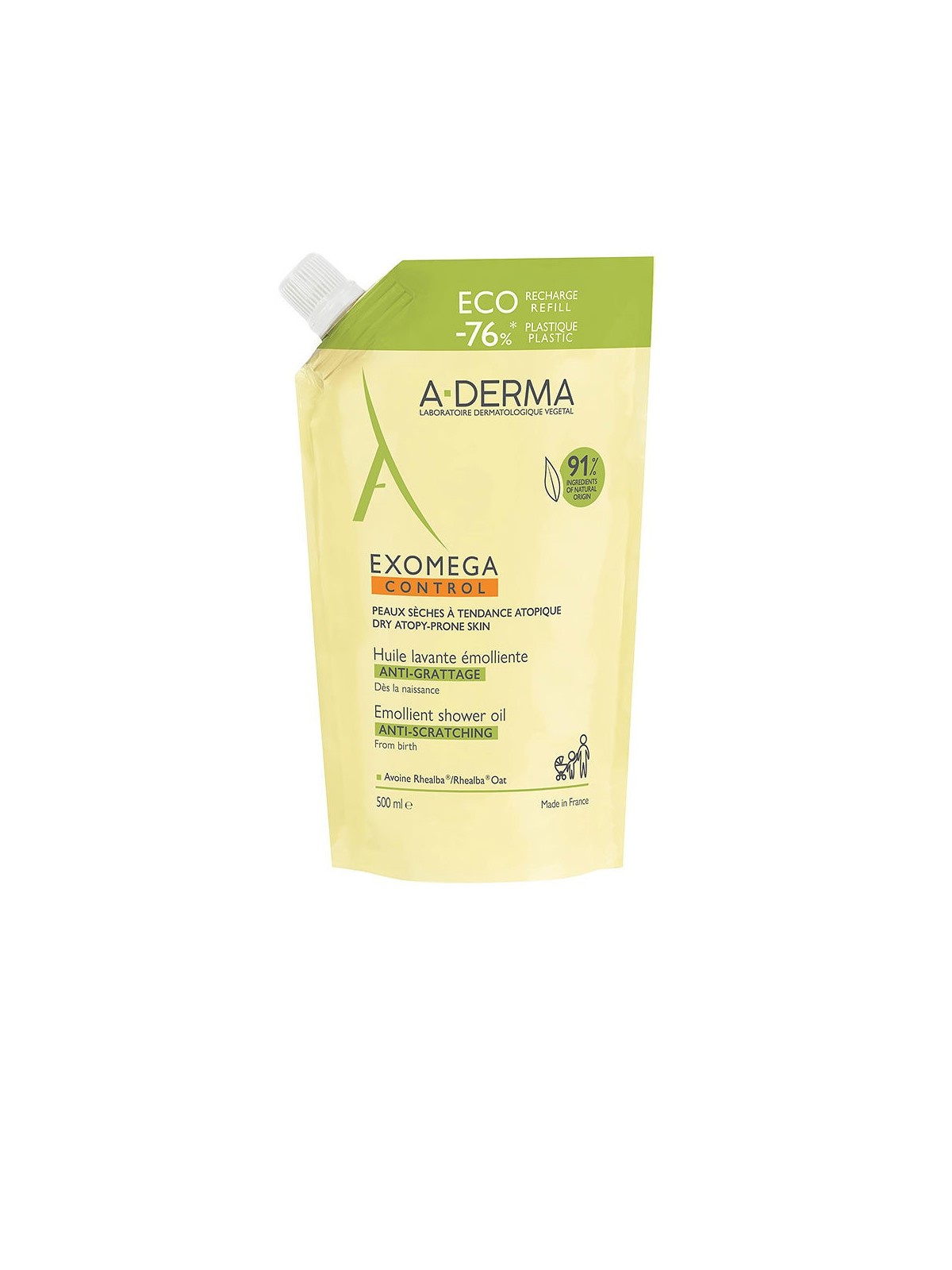 Olio eco-refill A-derma EXOMEGA CONTROL 500ml