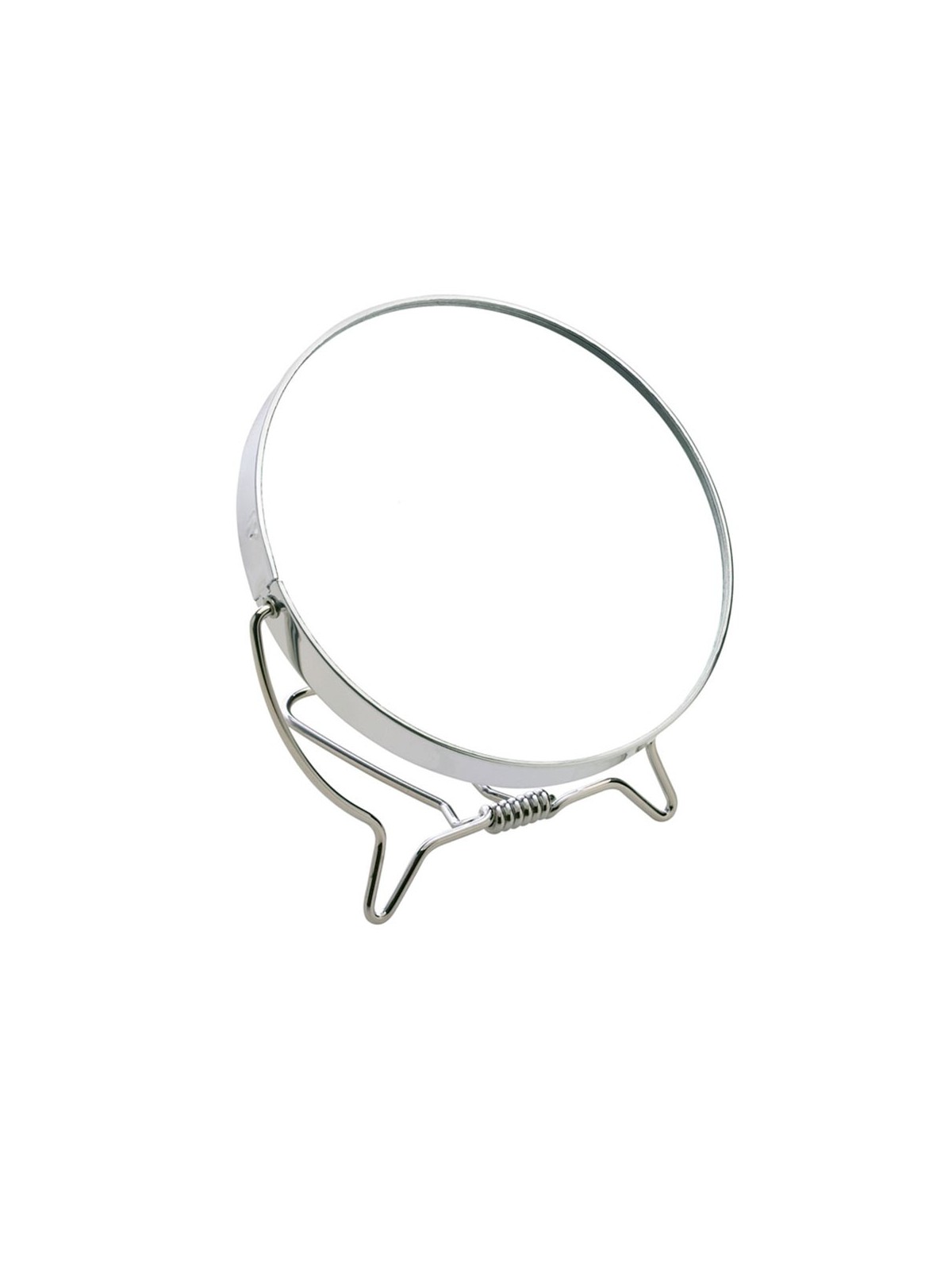 Specchio metallico doppio x3 Beter con supporto pieghevole 122 cm