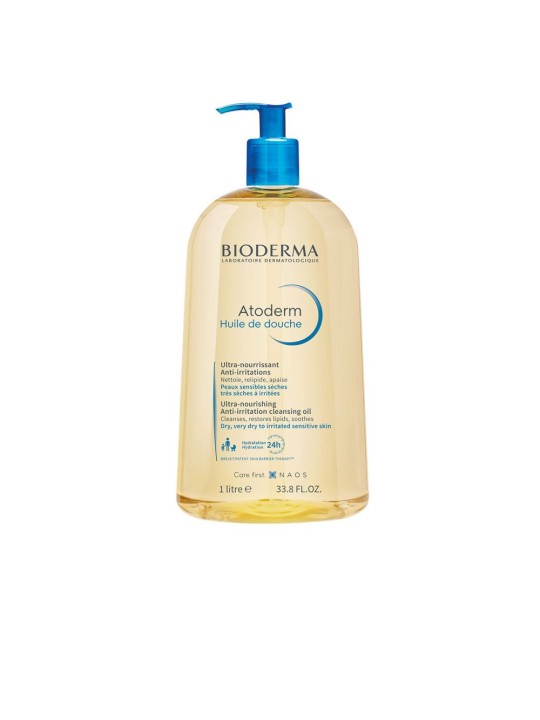 Bioderma Atoderm Ultra -Nourishing Shower Oil donna 1liter Very Dry To Irritated Sensitive Skin
