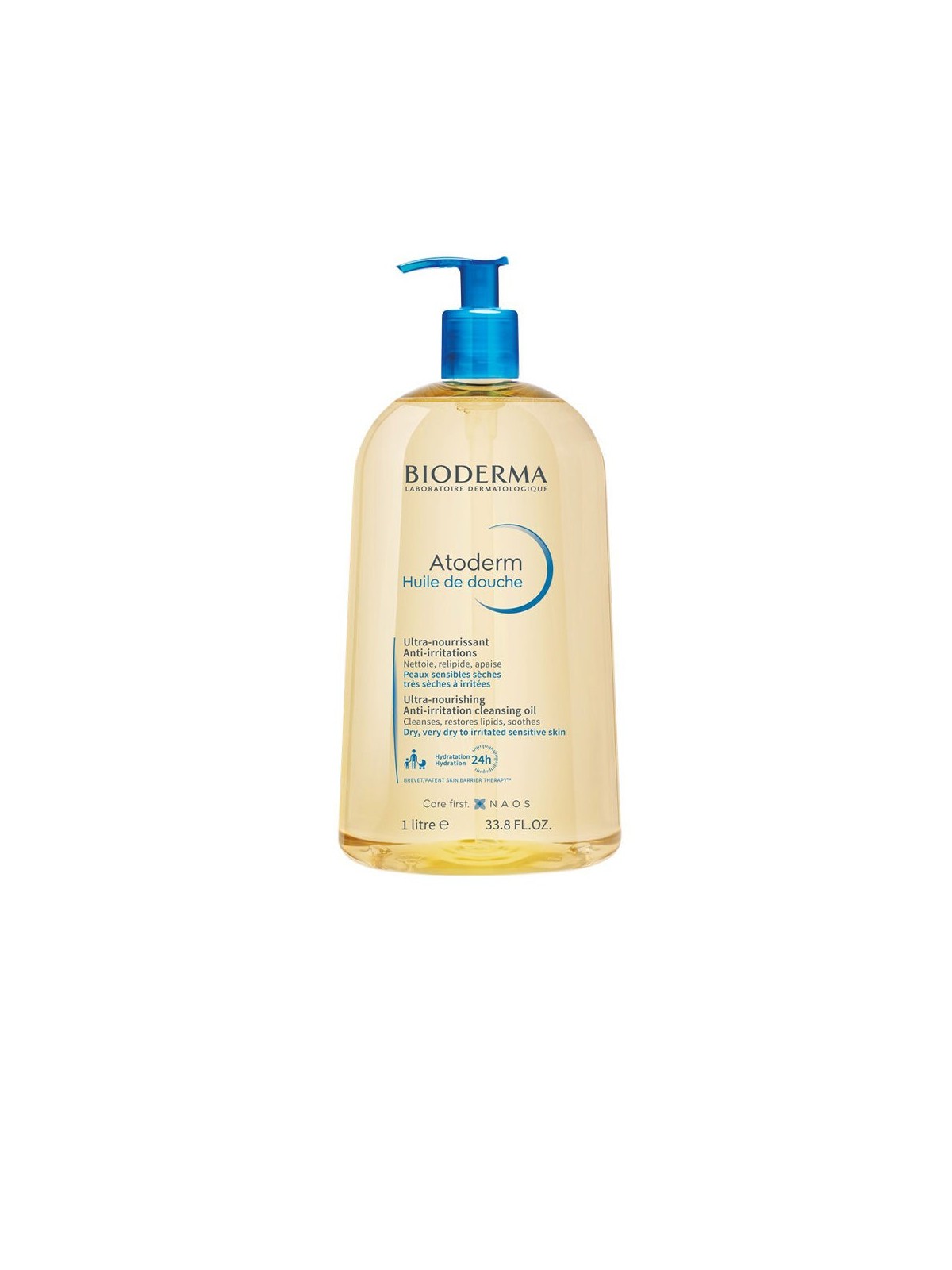 Bioderma Atoderm Ultra -Nourishing Shower Oil donna 1liter Very Dry To Irritated Sensitive Skin
